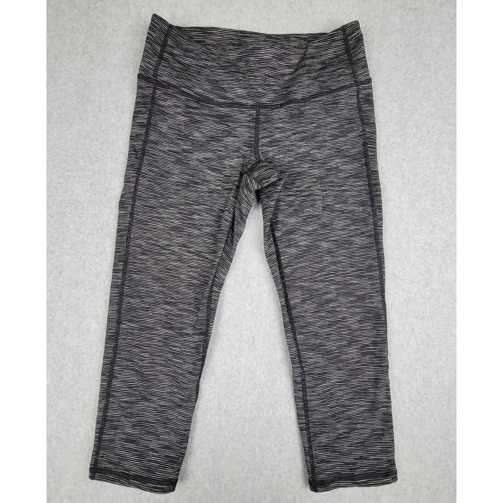 Athleta Capri Leggings small Gray/Black